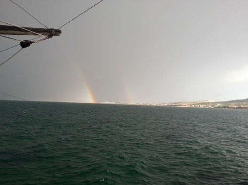 Arcobaleni visti dal Trabocco