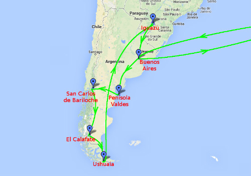 Il viaggio sulla mappa