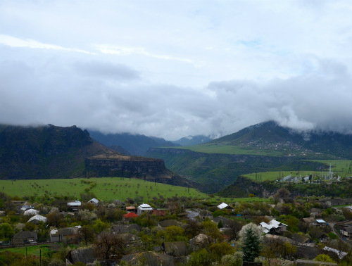 La Gola del del Debed vista da Sanahin 