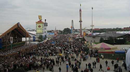 L'Oktoberfest in Theresiewiese, Monaco di Baviera