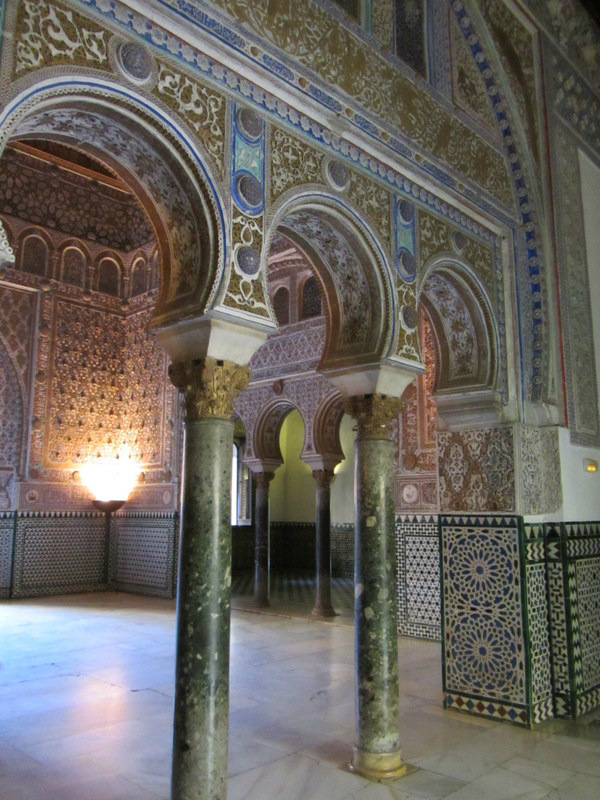 L’interno dell'Alcazar, Siviglia