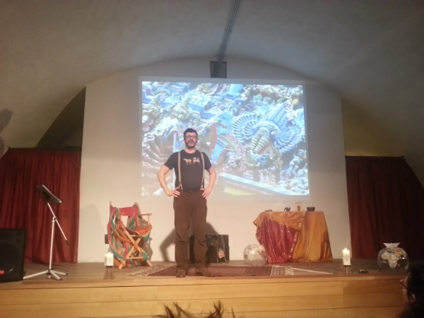 Pierpaolo sul palco per Maldindia