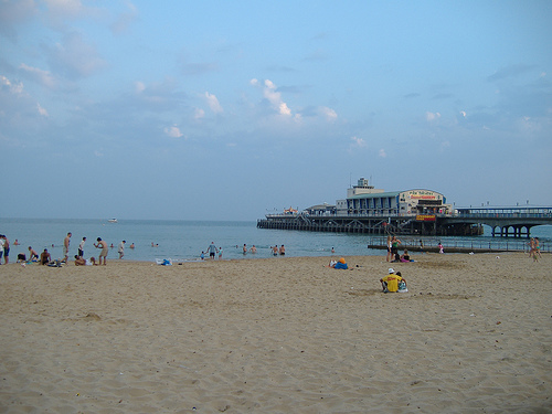 Bournemouth Pier e spiaggia