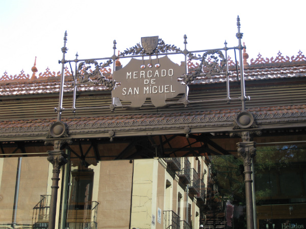 L’ingresso al Mercado de San Miguel