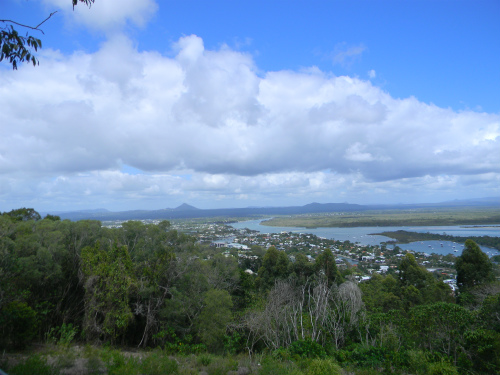 Noosa Riserva della Biosfera, vista dal Laguna Lookout sul Noosa River