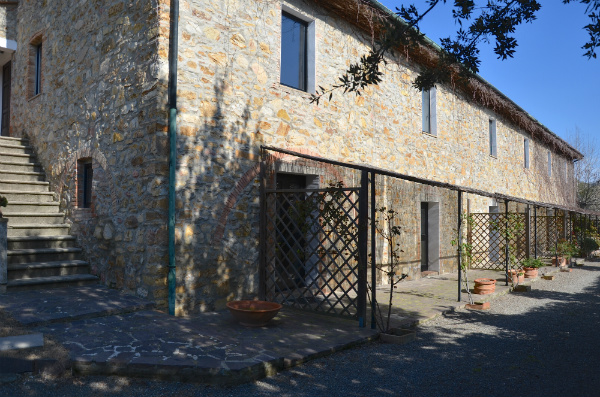 Una parte della struttura dell’agriturismo