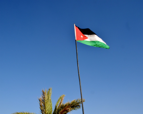 La bandiera della Giordania