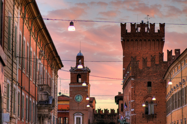 Ferrara al tramonto