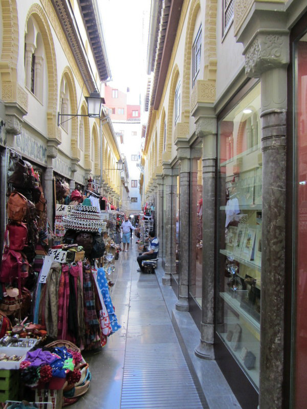 Camminando nel souk, Granada