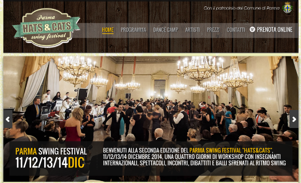 Il sito ufficiale del Parma Swing Festival