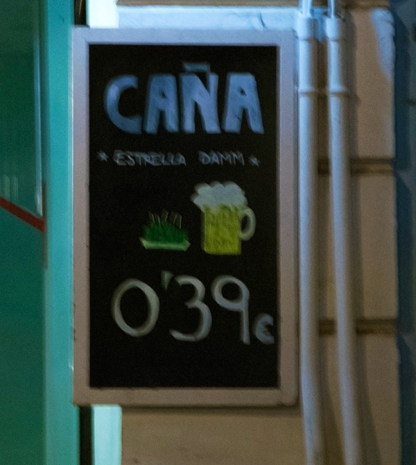 Una “cana” a meno di 40 centesimi!