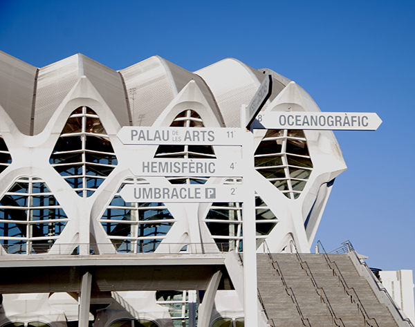 Ciudad de las Artes e de la Ciencias, indicazioni