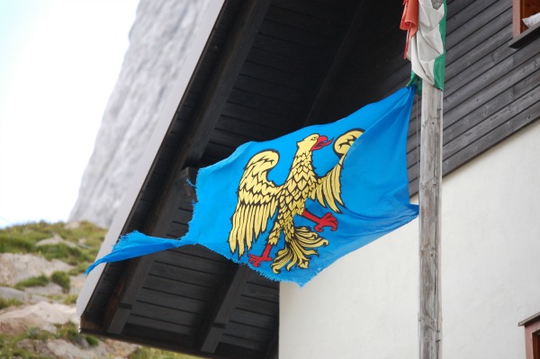 Bandiera del Friuli, Rifugio Lambertenghi Romanin, Forni Avoltri