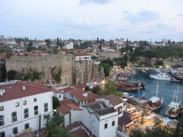 Antalya dalla terrazza panoramica