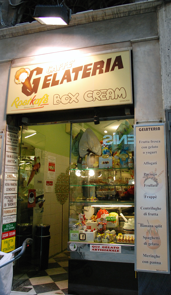 La gelateria in cui assaggiare la Panera