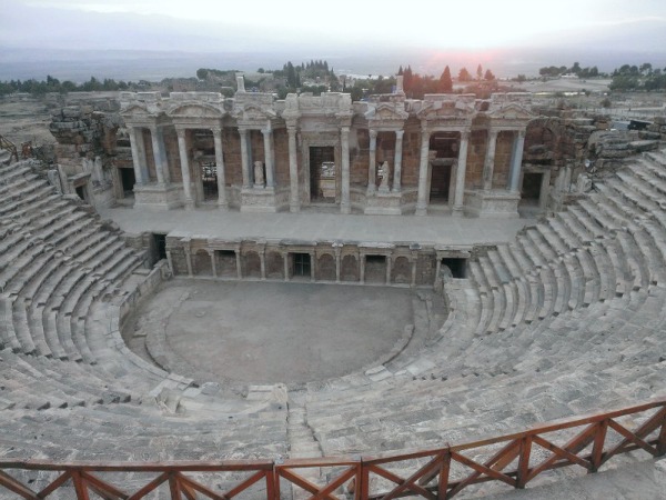 Lo splendido teatro di Hierapolis, Pamukkale
