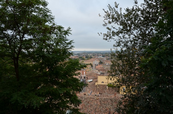 Uno scorcio di Santarcangelo dall’alto