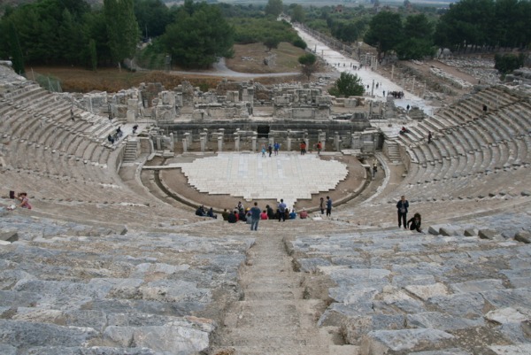 Teatro e via Arcadiana, Efeso