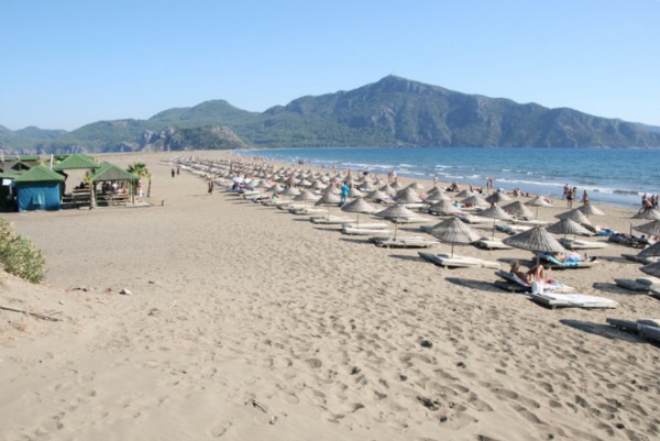 La spiaggia di Iztuzu fuori Dalyan 