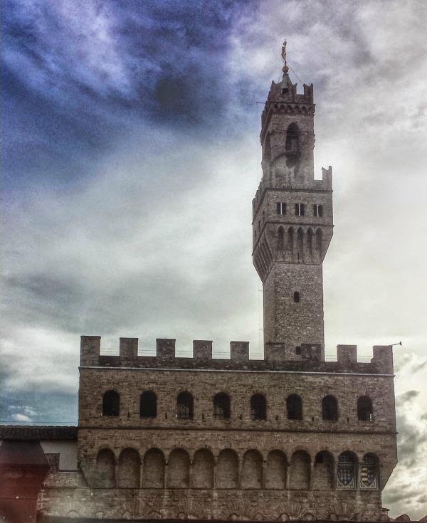 Palazzo Vecchio da una delle finestre di Palazzo Uguccioni