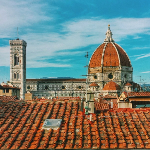 Il panorama mentre ti fai la doccia a Palazzo Uguccioni