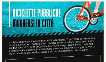 Visitare le citta’ europee con le biciclette pubbliche