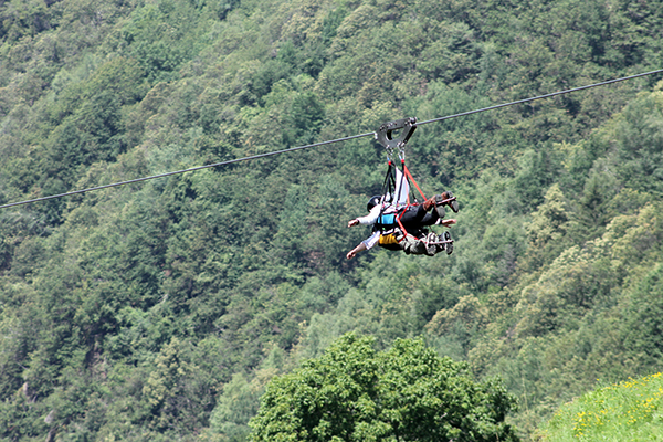 Con Fly Emotion voli, senza ali, sulla Valtellina!