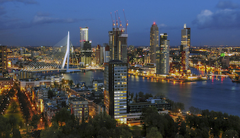 Rotterdam e il suo skyline